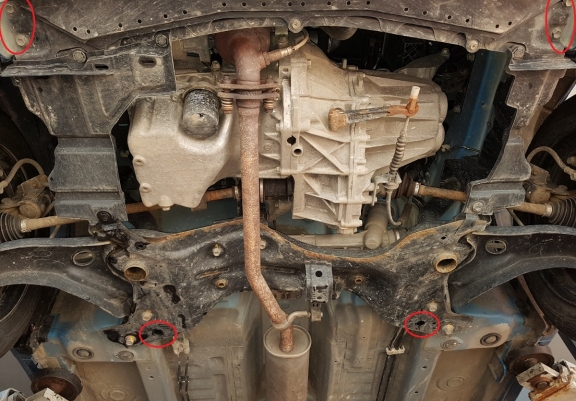 Steel skid plate for Suzuki Celerio