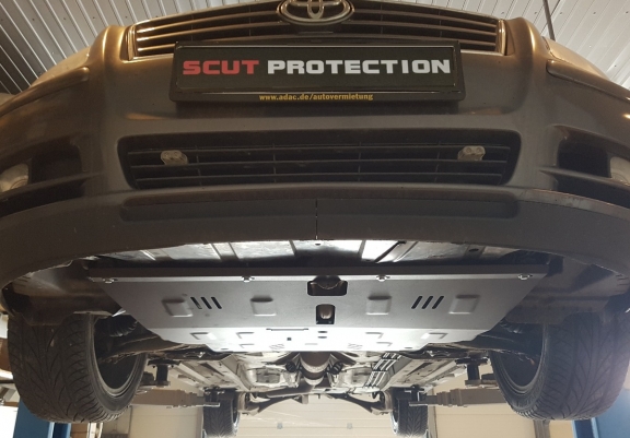 Steel skid plate for Toyota Avensis