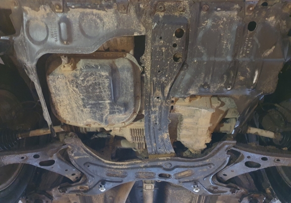 Steel skid plate for Toyota Rav4