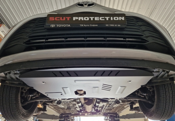 Steel skid plate for Toyota Yaris - petrol