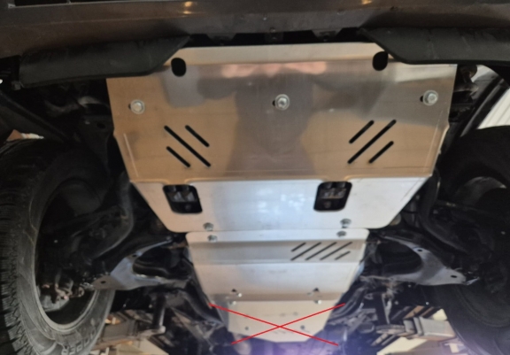 Aluminum skid plate for Toyota Land Cruiser 150