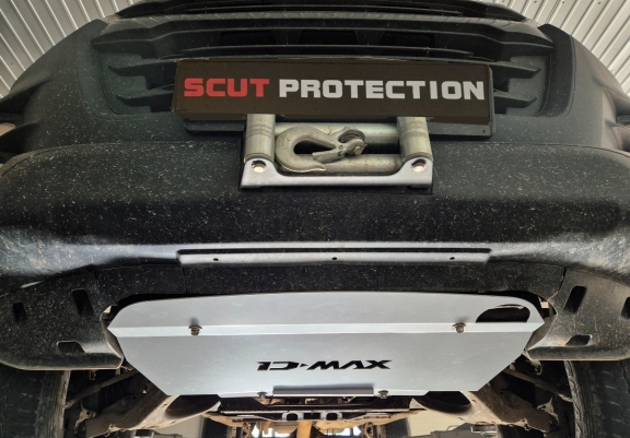 Steel radiator skid plate for Isuzu D-Max