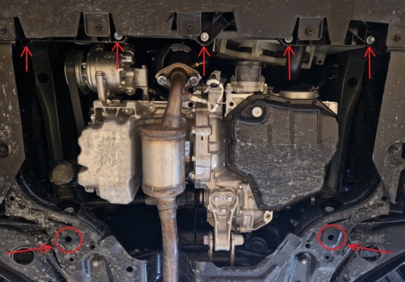 Steel skid plate for Toyota Aygo X