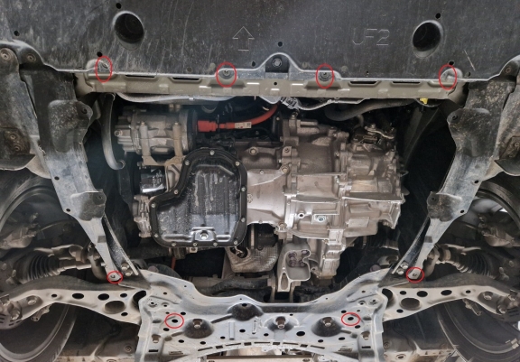 Steel skid plate for Toyota Corolla Cross