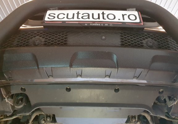 Steel radiator skid plate for Renault Alaskan