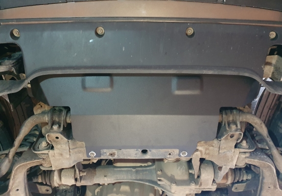 Steel radiator skid plate for Renault Alaskan