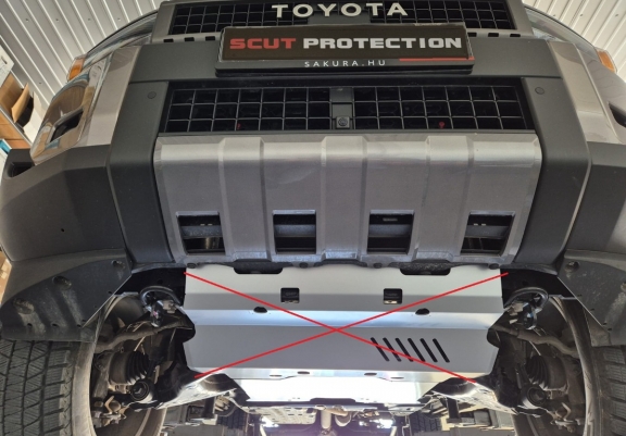 Aluminum skid plate for Toyota Land Cruiser 250