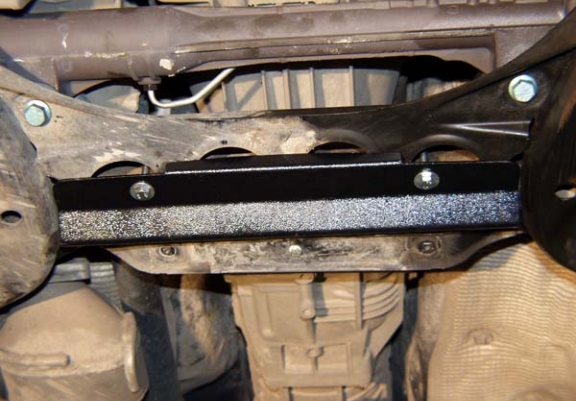 Steel skid plate for Porsche Cayenne