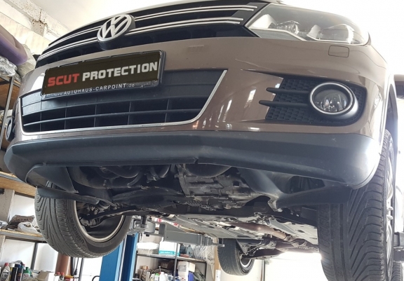 Steel skid plate for VW Tiguan