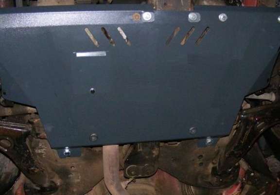 Steel skid plate for Volvo S40