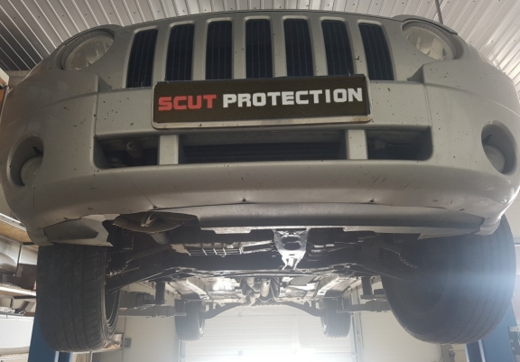 Steel skid plate for Dodge Caliber