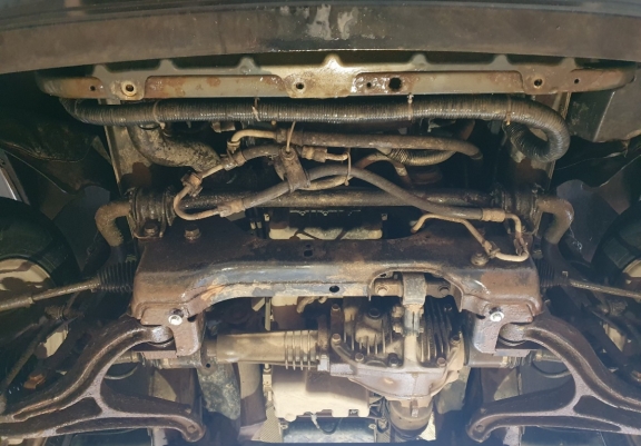 Steel skid plate for Jeep Grand Cherokee