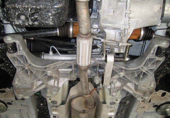 Steel skid plate for Peugeot Bipper