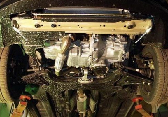 Steel skid plate for Chevrolet Kalos