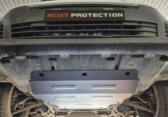Steel skid plate for Fiat Scudo
