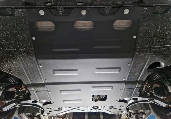 Aluminum skid plate for Fiat Ducato