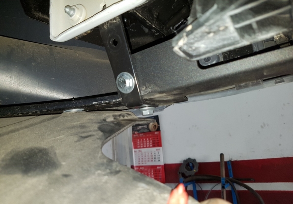 Steel skid plate for Fiat Ducato