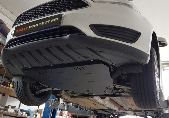 Steel skid plate for Ford Transit Connect