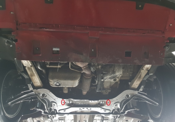 Steel skid plate for Citroen Berlingo