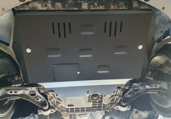 Aluminum skid plate for VW Eos