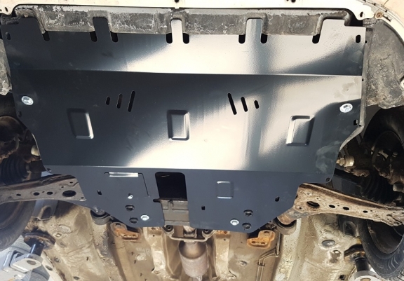 Steel skid plate for VW Polo