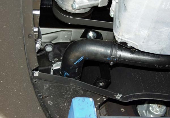 Steel skid plate for VW Polo