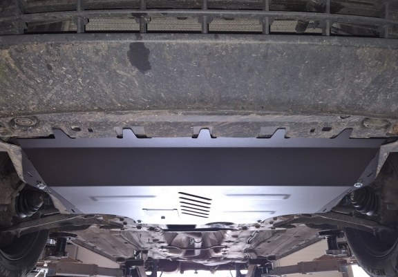 Steel skid plate for Skoda Superb