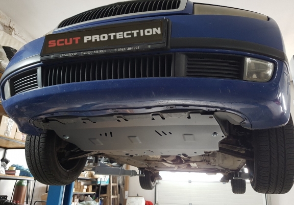 Steel skid plate for Audi A2