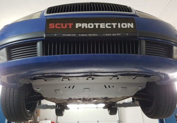 Steel skid plate for Audi A2
