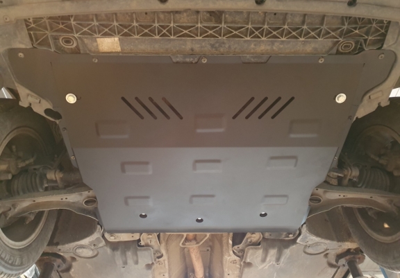 Steel skid plate for VW Polo