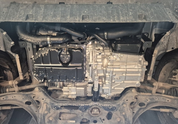 Aluminum skid plate for Skoda Kodiaq