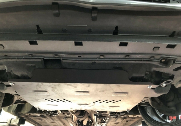 Steel skid plate for the protection of the engine and the gearbox for Honda Accord