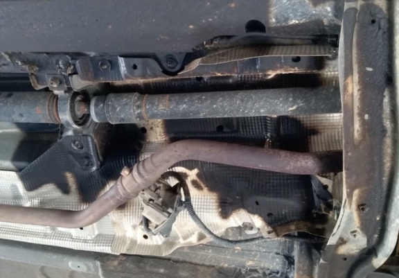 Steel DPF skid plate  for Dacia Duster