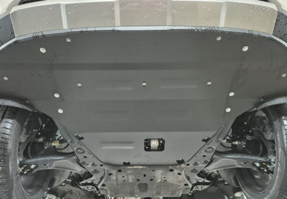 Steel skid plate for Hyundai Santa Fe
