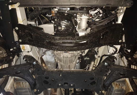 Steel skid plate for Ford Transit- FWD