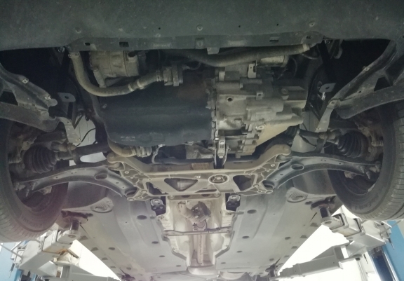 Steel skid plate for Seat Ateca